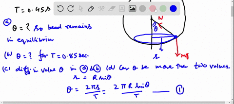 a-single-bead-can-slide-with-negligible-friction-on-a-stiff-wire-that-has-been-bent-into-a-circular-