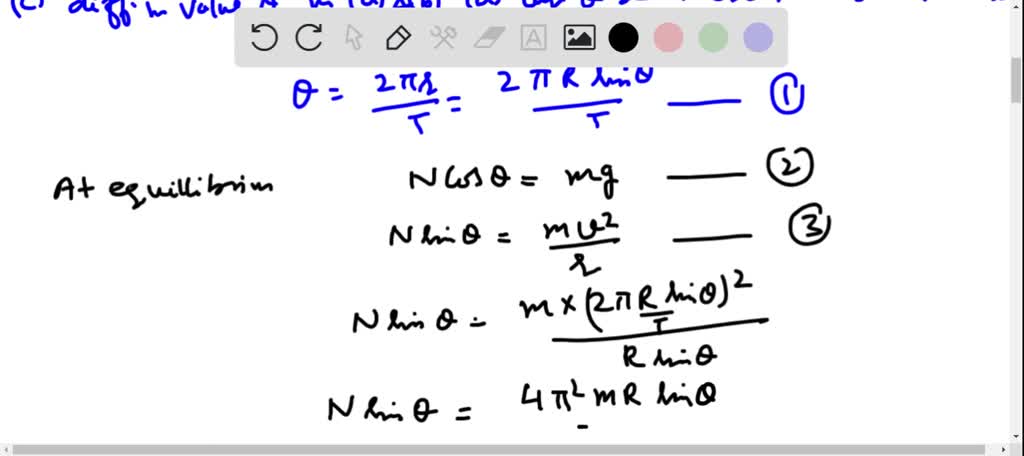 SOLVED:Consider a vertical circular hoop of radius R rotating about its ...