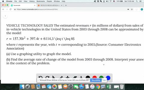 vehicle-technology-sales-the-estimated-revenues-r-in-millions-of-dollars-from-sales-of-in-vehicle-te