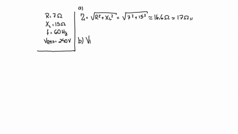 a-large-air-conditioner-has-a-resistance-of-70omega-and-an-inductive-reactance-of-15omega-if-the-air