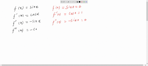 using-maclaurins-series-find-the-first-4-non-zero-terms-for-the-function-fxsin-x-beginarraycc-fxsin-