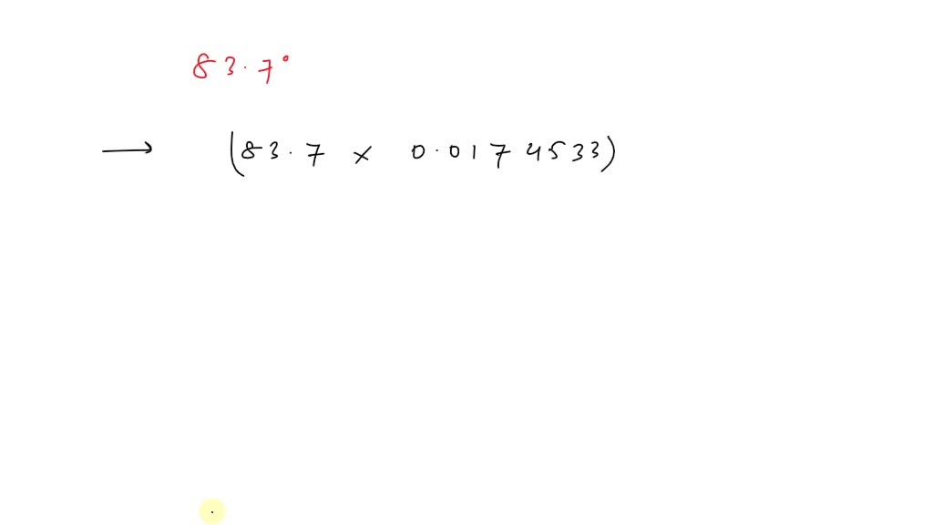  SOLVED Convert The Angle Measure From Degrees To Radians Round