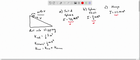 for-the-following-objects-which-all-roll-without-slipping-determine-the-rotational-kinetic-energy-ab