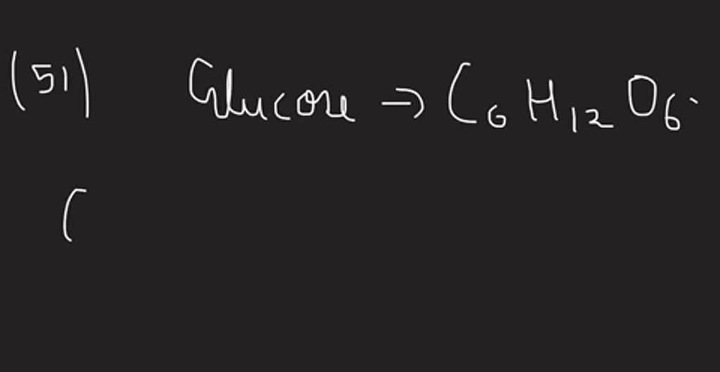 SOLVEDGlucose, a form of sugar, has the formula C6 H12 O6. Which