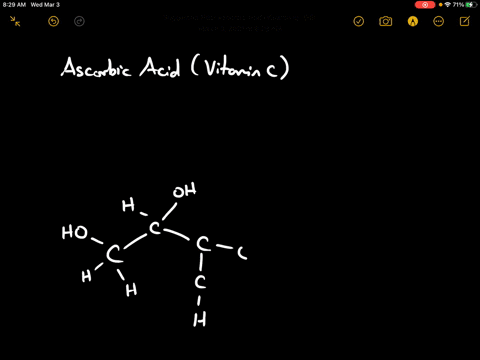 ascorbic acid lewis dot structure