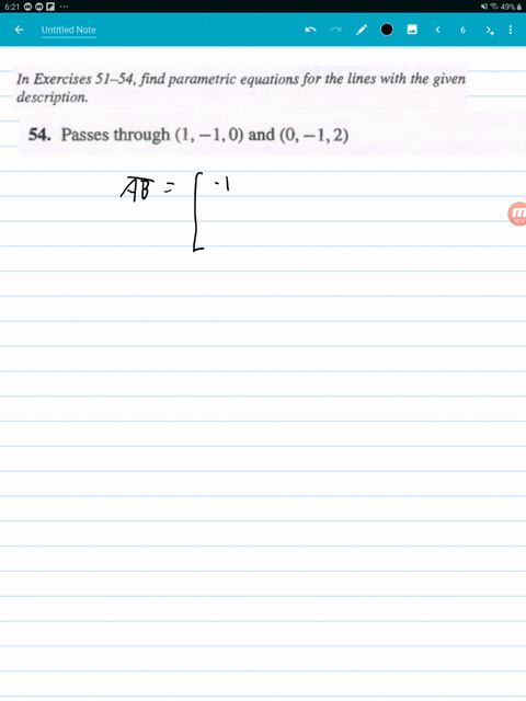 find-parametric-equations-for-the-lines-with-the-given-description-text-passes-through-1-10-text-and