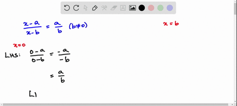 1-8-determine-whether-the-given-value-is-a-solution-of-the-equation-beginarraylfracx-ax-bfracab-quad