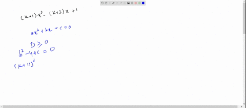 find-the-values-of-k-for-which-the-quadratic-k11-x2-k3-x1-has-real-and-equal-roots