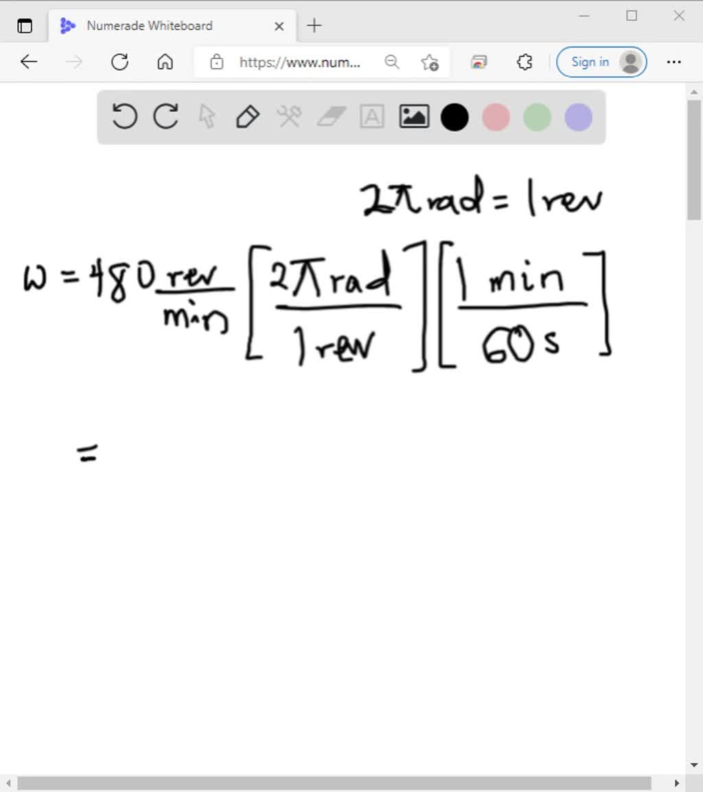 ⏩SOLVED:A flywheel turns at 480 rpm. Compute the angular speed at ...