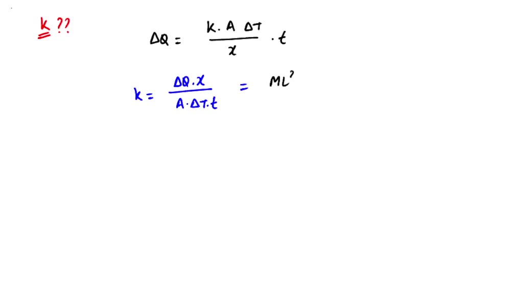 SOLVEDWhat is dimensional formula of thermal conductivity? [UP SEE