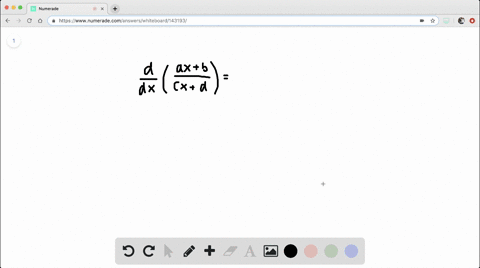 calculate-the-derivative-beginequation-fracdd-xleftfraca-xbc-xdright-quada-b-c-d-text-constants-ende