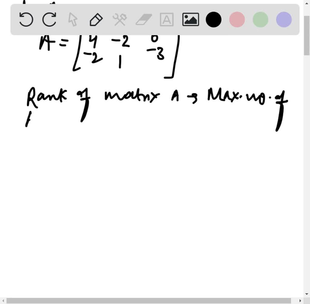 SOLVED: Find the rank and a basis for the row space and for the column ...