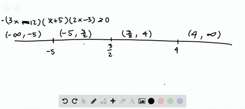 solve-each-inequality-write-the-solution-set-in-interval-notation-3-x-12x52-x-3-geq-0