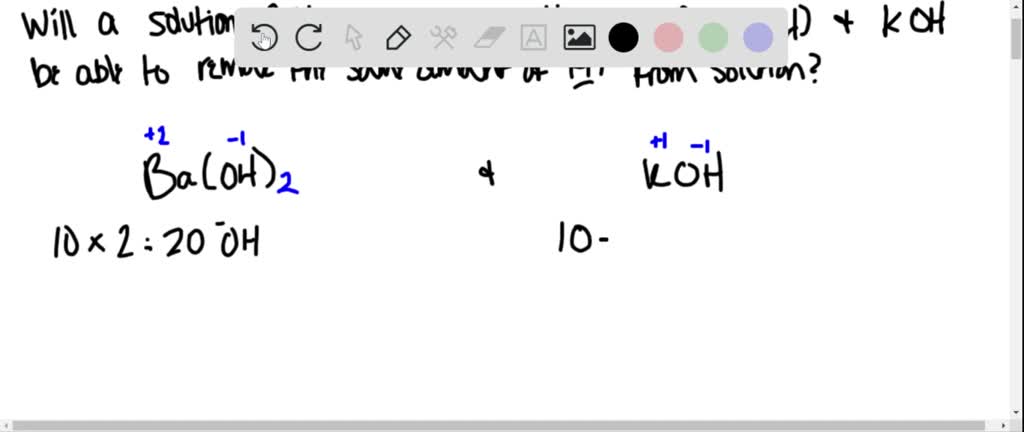 SOLVED:Both KOH and Ba(OH), are strong bases. Does this mean that ...