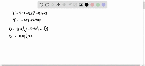 find-and-interpret-all-equilibrium-points-for-the-predator-prey-model-leftbeginarraylxprime01-x-01-x