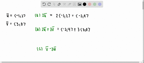 given-vectors-u-and-v-find-a-2u-b-2u3v-c-mathbfv-3-u-mathbfulangle-12rangle-mathbfvlangle-30rangle