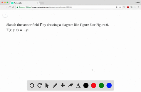 Solved Sketch The Vector Field Textbf F By Drawing A Diagram Like Figure 5 Or Figure 9 Textbf F X Y Z Textbf I
