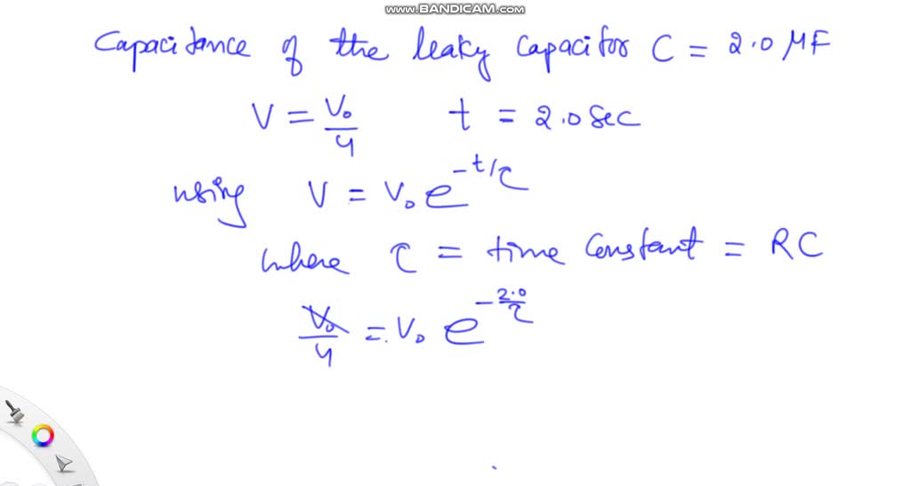 solved-the-potential-difference-between-the-plates-of-a-leaky-meaning