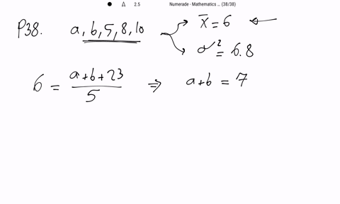 the-mean-of-the-numbers-a-b-8510-is-6-and-the-variance-is-680-then-which-one-of-the-following-give-2