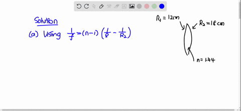 the-left-face-of-a-biconvex-lens-has-a-radius-of-curvature-of-120-mathrmcm-and-the-right-face-has--2