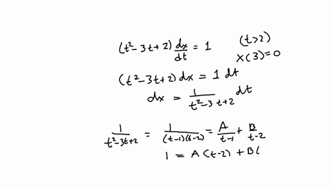 solve-the-initial-value-problems-for-x-as-a-function-of-t-leftt2-3-t2right-fracd-xd-t1-quadt-2-quad-