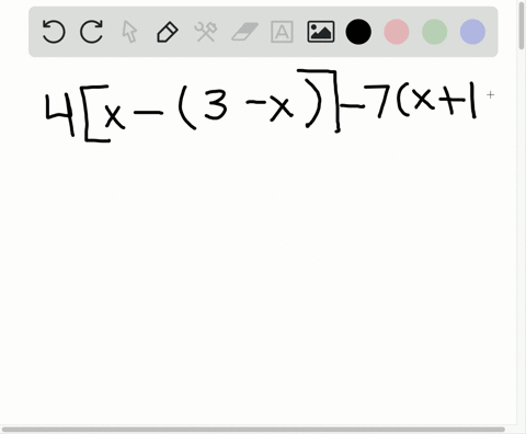 SOLVED:Find all values of x such that y=0 y=4[x-(3-x)]-7(x+1)