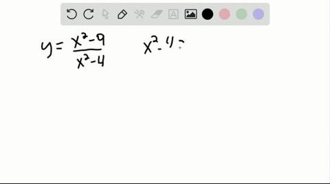 find-the-vertical-asymptotes-if-any-and-the-horizontal-or-oblique-asymptote-if-any-of-yfracx2-9x2-4-