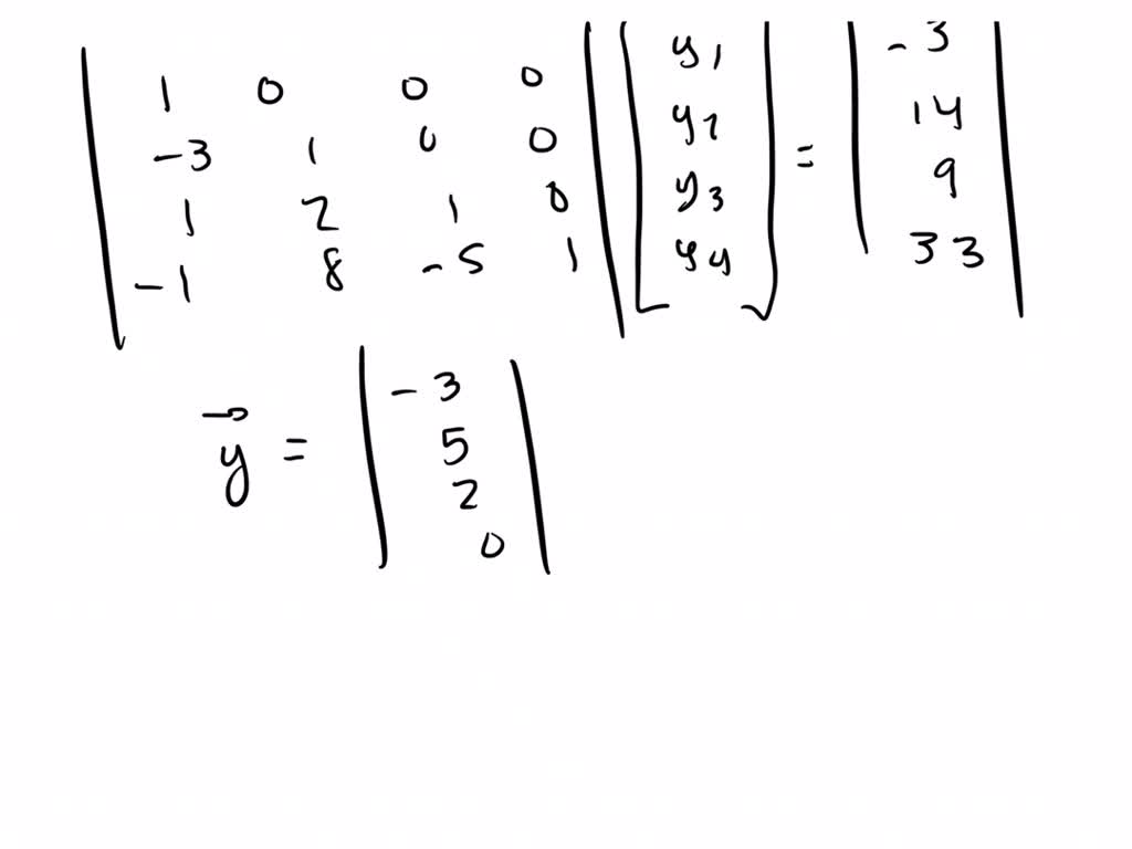 a. Using hand calculations, without pivoting, find the L U ...