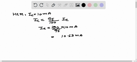 in-a-n-p-n-transistor-circuit-the-collector-current-is-10-mathrmma-if-95-percent-of-the-electrons-em