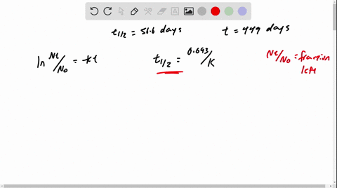 a-radioactive-isotope-has-a-half-life-of-566-days-what-fraction-of-the-isotope-remains-after-449-day