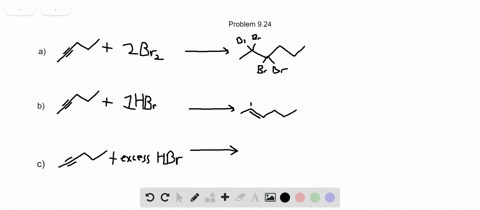 predict-the-products-from-reaction-of-2-hexyne-with-the-following-reagents-a-2-equiv-mathrmbr_2-b-1-
