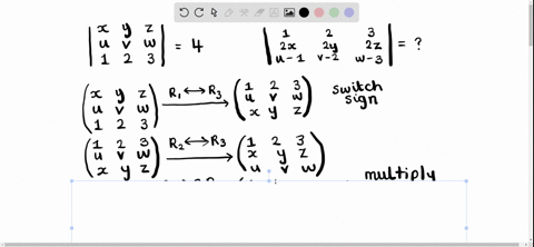 use-properties-of-determinants-to-find-the-value-of-each-determinant-if-it-is-known-that-leftbegi-39