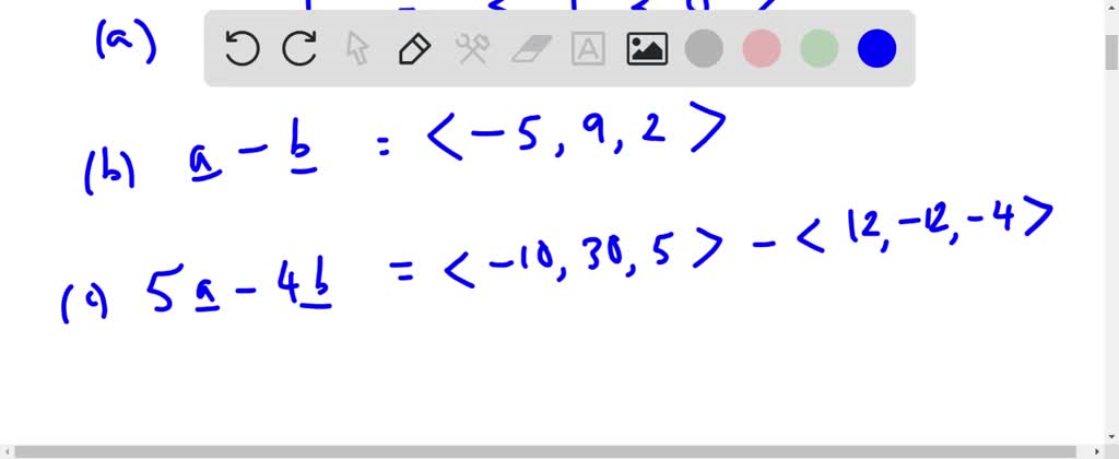 SOLVED:Find |a| A+b,|b| A-b,|c| 5 A-4 B, (d) 𝐚, And |e|-3 𝐚. 𝐚=𝐢+𝐣