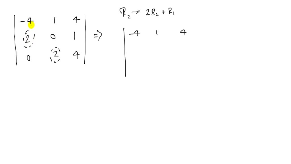 SOLVED:Use the determinant theorems to evaluate each determinant. See ...