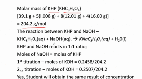 a-student-carried-out-two-titrations-using-an-mathrmnaoh-solution-of-unknown-concentration-in-the-bu