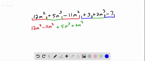 simplify-and-write-the-resulting-polynomial-in-descending-order-of-degree-12-m25-m3-11-m232-m3-7