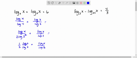 solve-for-x-a-log-_4-xlog-_2-x6-b-log-_3-x-log-_27-xfrac43
