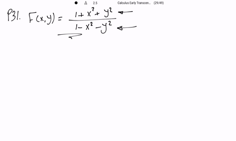 29-38-determine-the-set-of-points-at-which-the-function-is-continuous-fx-yfrac1x2y21-x2-y2