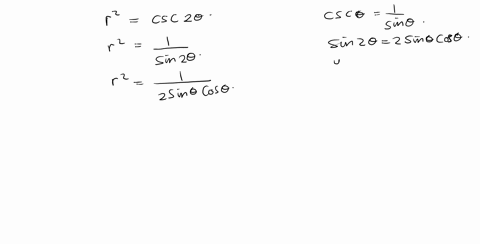 SOLVED:Transform the given polar equation to rectangular coordinates ...