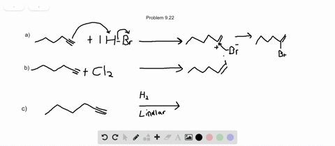 predict-the-products-from-reaction-of-1-hexyne-with-the-following-reagents-a-1-equiv-hbr-b-1-equiv-m