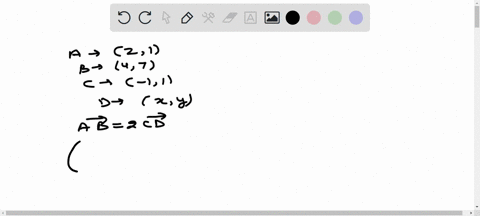 find-the-coordinates-of-a-point-d-such-that-overrightarrowa-b2-overrightarrowmathrmcd-where-a21-b47