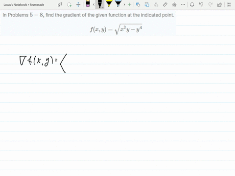 in-problems-5-8-find-the-gradient-of-the-given-function-at-the-indicated-point-fx-ysqrtx3-y-y4
