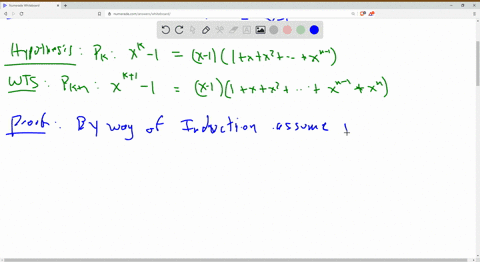 use-mathematical-induction-to-show-that-xn-1x-1left1xx2cdotsxn-1rightfor-all-natural-numbers-n
