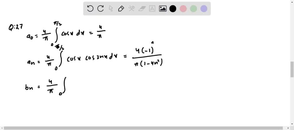 SOLVED:Find the half-range cosine and sine expansions of the given ...