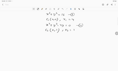 for-the-two-circles-x2y216-and-x2y2-2-y0-there-isare-a-one-pair-of-common-tangents-b-two-pairs-of-co