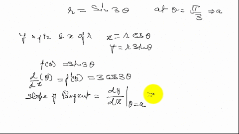 find-the-slope-of-the-tangent-line-to-the-polar-curve-at-the-given-point-rsin-3-theta-text-at-thetaf