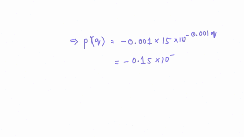 find-the-rate-of-change-of-price-p-with-respect-to-quantity-q-what-is-the-rate-of-change-for-the-ind