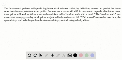 why-is-it-hard-to-forecast-future-movements-in-stock-prices
