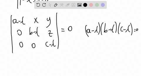 SOLVED:(a) Show by direct multiplication that every triangular matrix T ...