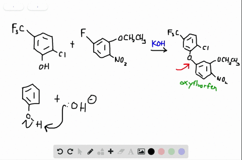 the-herbicide-oxyfluorfen-can-be-prepared-by-reaction-between-a-phenol-and-an-aryl-fluoride-propose